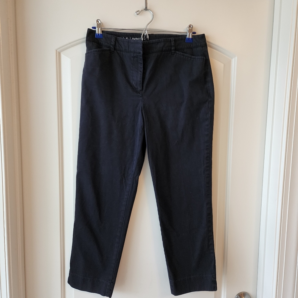 TALBOTS 6 perfect crop pants size 6